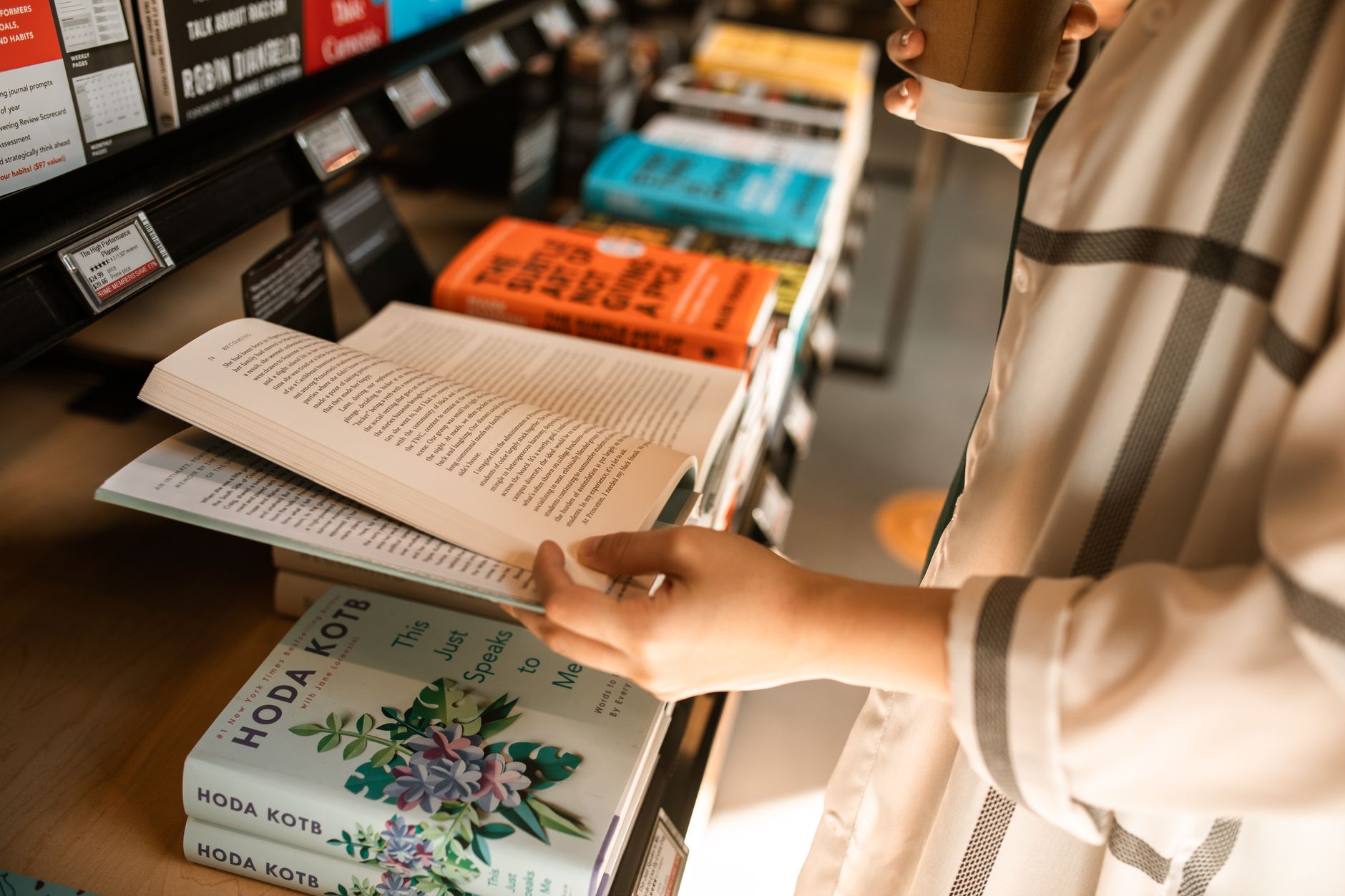 Shoppers browse bookshelves inside the new Barnes & Noble store in Atlanta, reflecting a rebound in book retail.