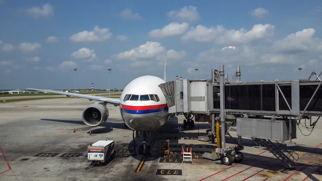 Police officers meeting a Delta Air Lines flight at the gate at Hartsfield-Jackson Atlanta International Airport after an onboard dispute.